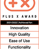 Plus X award logo